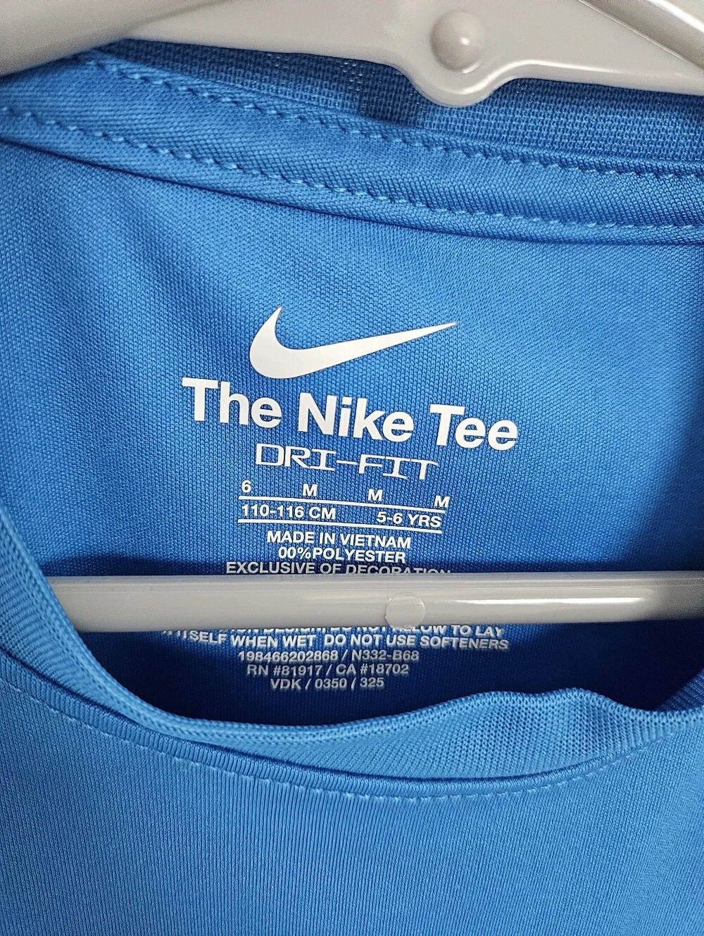 Nike | Blue Dri-FIT 'Just Do It' Football Graphic Tee